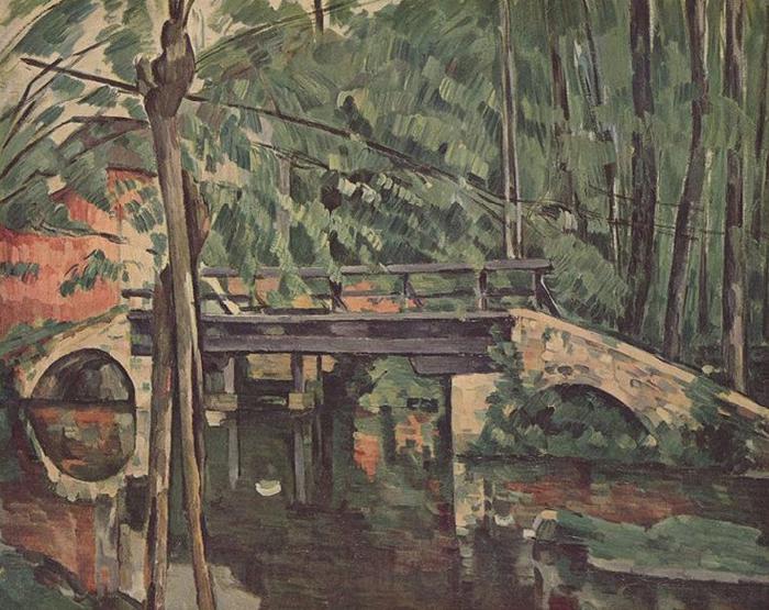 Paul Cezanne Pont de Maincy Norge oil painting art